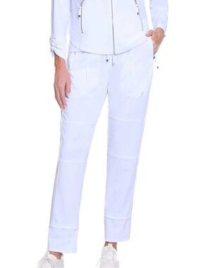 Multiples drawstring white jogger pant 
M35703PM
